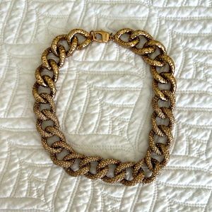 St. john, Rose Gold chunky chain necklace